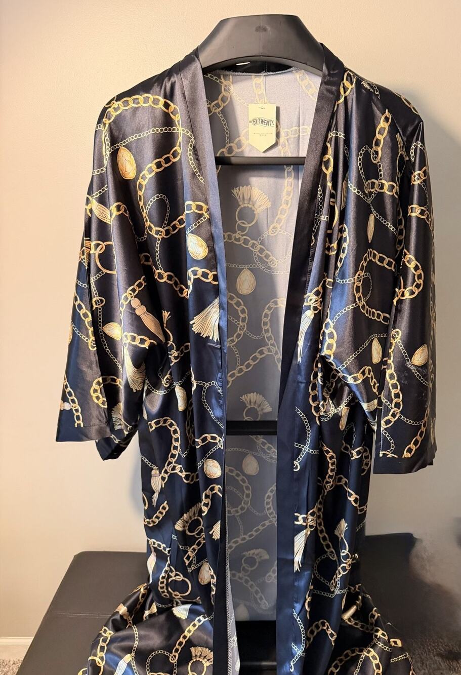 Plus Size Kimono Kaftan Satin